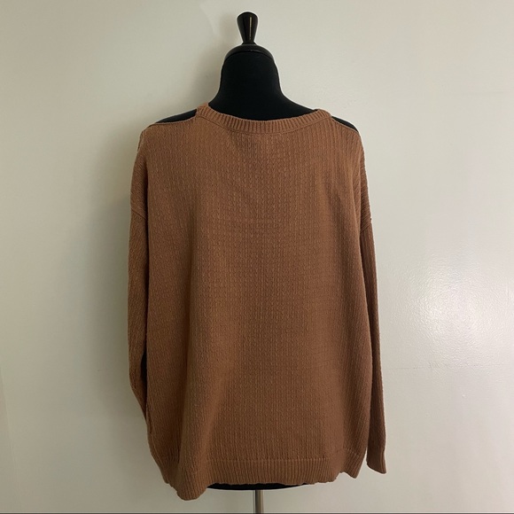 Urban Outfitters | Kimchi Blue Dusty Rose Cold-shoulder Knit - Picture 5 of 12